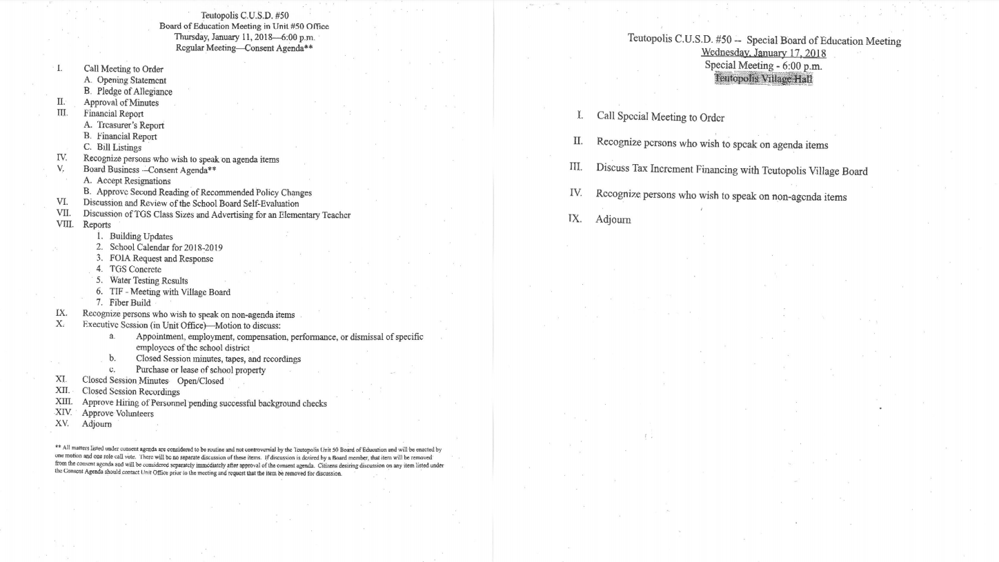 Teutopolis Board of Education to Meet Tonight Effingham Radio