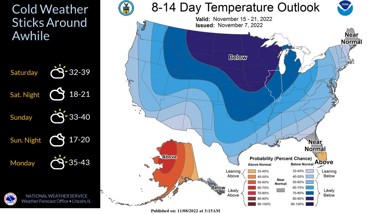 Unseasonably Warm Weather Continues/Sharply Colder by Weekend